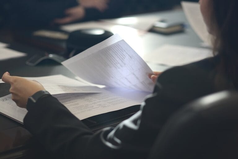 Former employee reviewing documents for a DOLE complaint after resignation in the Philippines