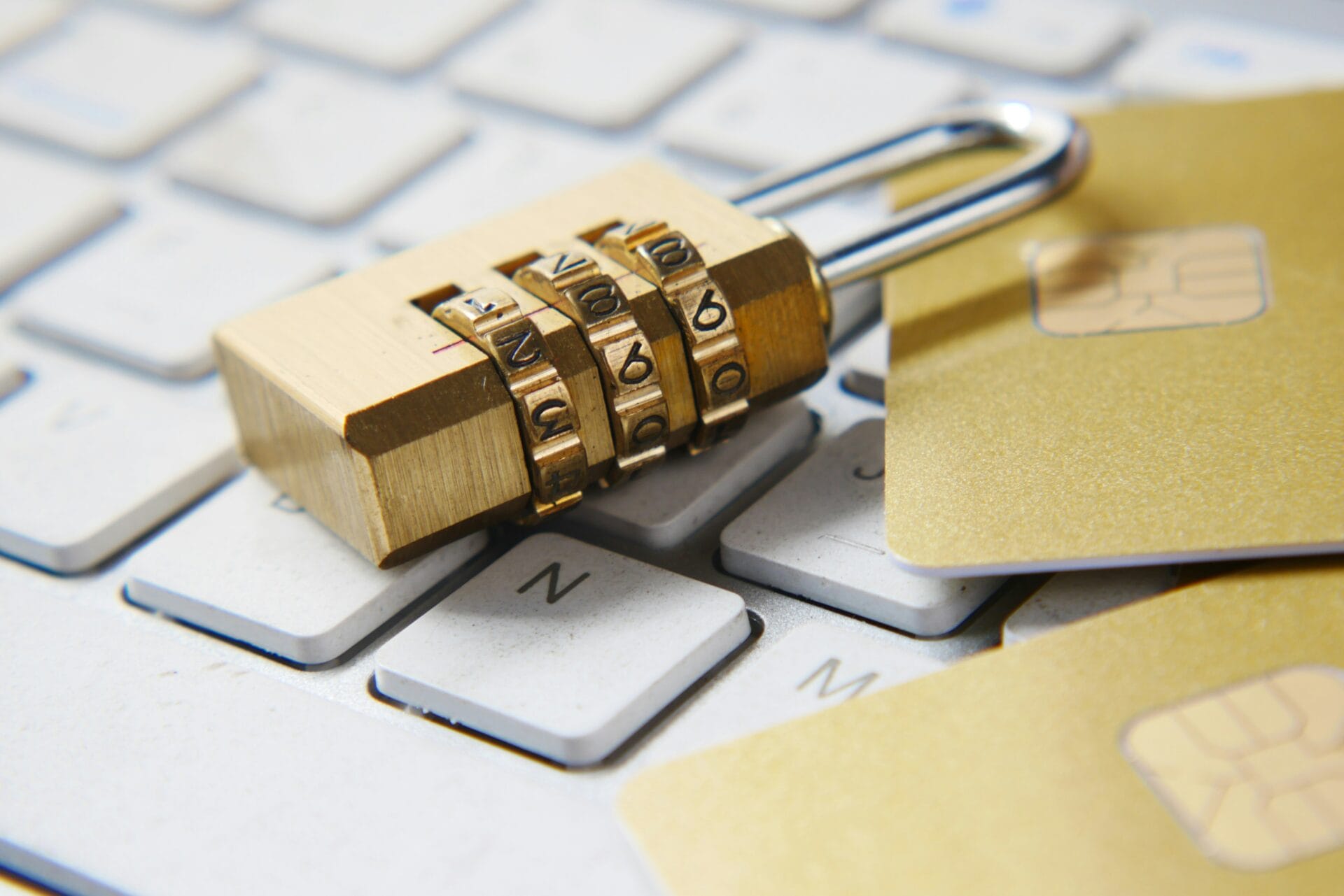 A padlock resting on a keyboard, representing data privacy protection under Philippine law