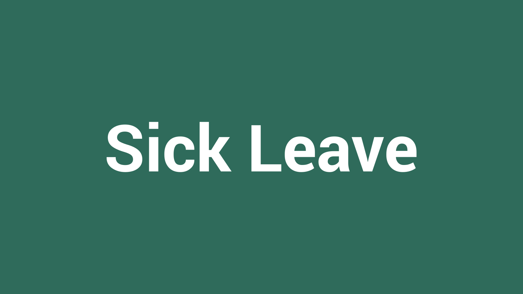 Featured graphic for Sick Leave in the LaborCode.ph Philippine labor law glossary.