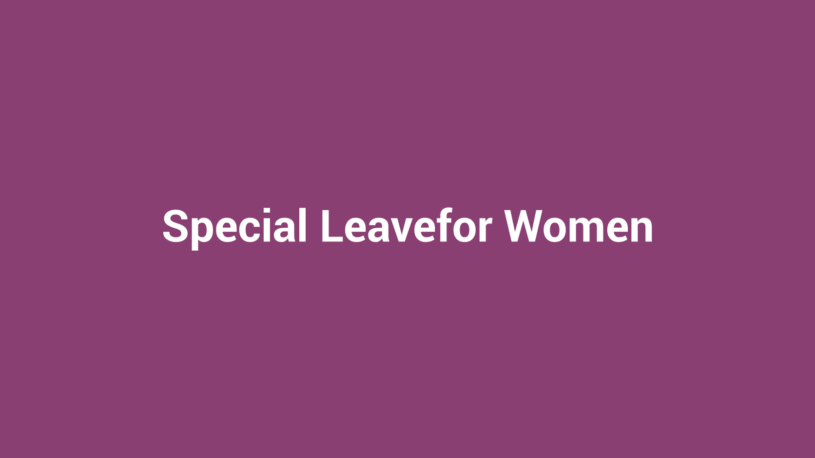 Featured graphic for Special Leave for Women in the LaborCode.ph Philippine labor law glossary.