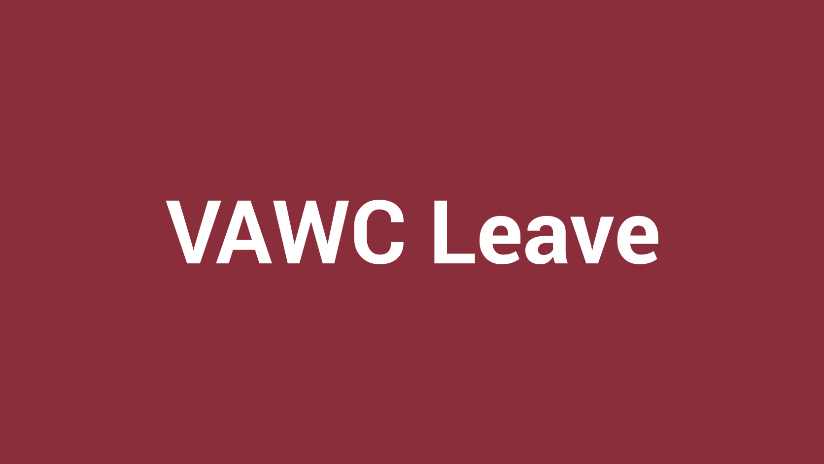 Featured graphic for VAWC Leave in the LaborCode.ph Philippine labor law glossary.