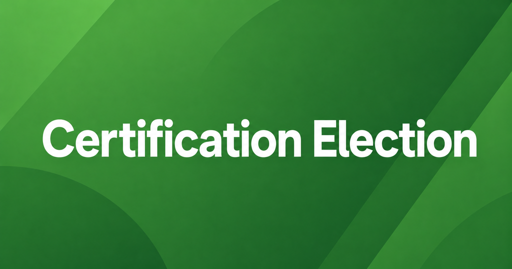 Featured graphic for Certification Election in the LaborCode.ph Philippine labor law glossary.