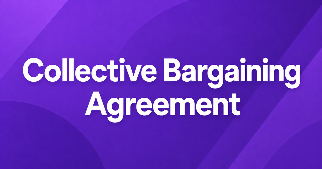 Featured graphic for Collective Bargaining Agreement in the LaborCode.ph Philippine labor law glossary.