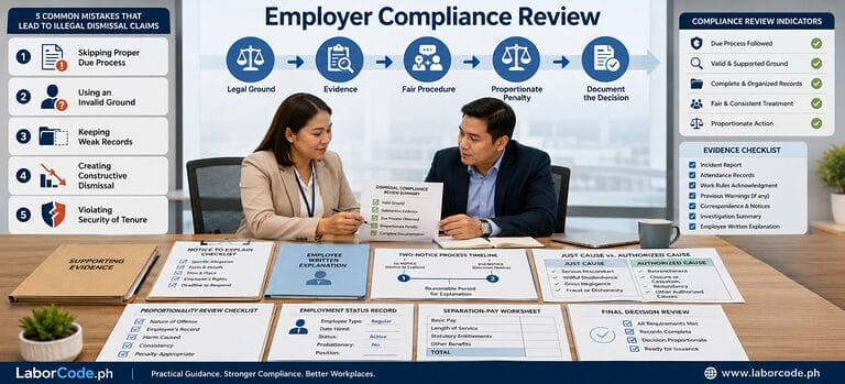 Employers must heed the twin-notice rule to avoid common employer mistakes in illegal dismissal claims.