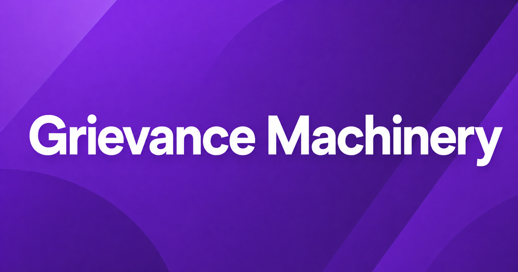 Featured graphic for Grievance Machinery in the LaborCode.ph Philippine labor law glossary.