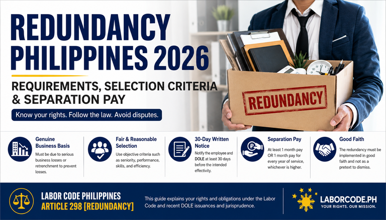 redundancy philippines