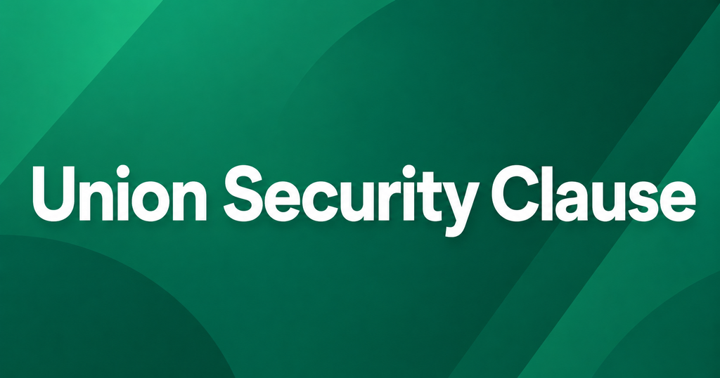 Featured graphic for Union Security Clause in the LaborCode.ph Philippine labor law glossary.