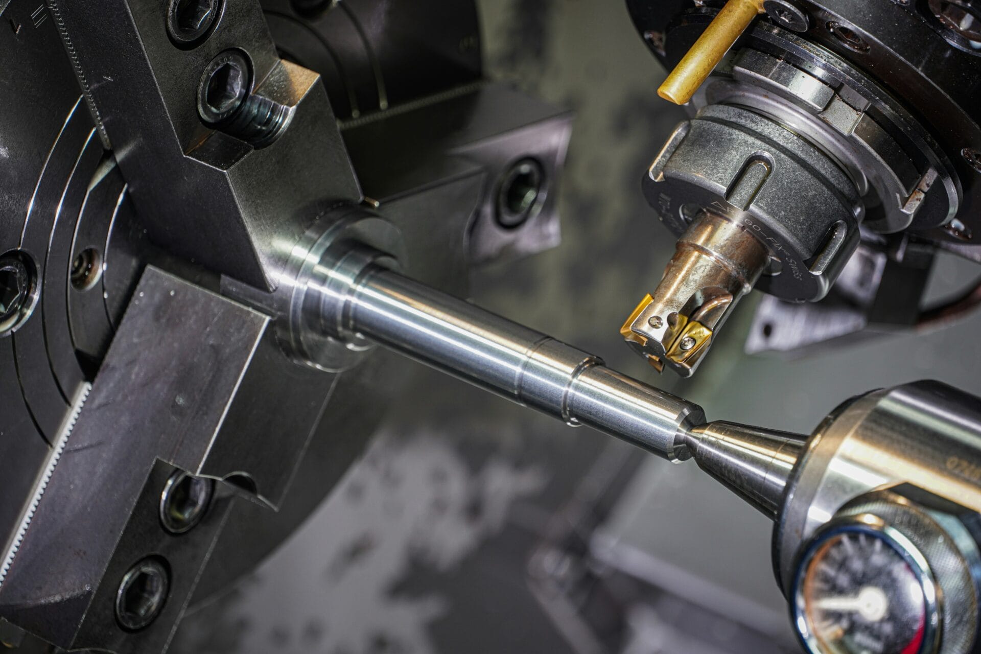 Precision machining on a lathe in a metalworking shop, the kind of highly technical occupation classified as apprenticeable under Philippine labor law